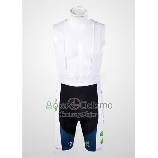 Movistar Ropa Ciclismo Culotte Corto 2012 Mangas Cortas Azul